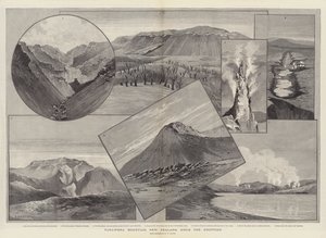 Tarawera Mountain, Uusi-Seelanti, purkauksen jälkeen